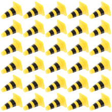 30 Unidades Mini Cones De Tráfego Brinquedo