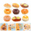 18Pcs Mini Resin Bread Simulation Bakery Decoration Accessories 4
