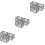 9 Pcs Miniature Cage Model Toy Prop Decor Small Storage Cage 7