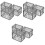 9 Pcs Miniature Cage Model Toy Prop Decor Small Storage Cage 5
