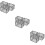 9 Pcs Miniature Cage Model Toy Prop Decor Small Storage Cage 11