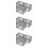 9 Pcs Miniature Cage Model Toy Prop Decor Small Storage Cage 10