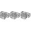 9 Pcs Miniature Cage Model Toy Prop Decor Small Storage Cage 6