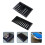 2Stk Table Chip Storage Tray Aus Strapazierfähigem Kunststoff Schwarz 2