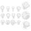 4 Set Mini Ice Cream Cup Model Photo Prop Diy 7