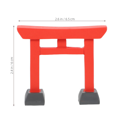 2Stk Resin Torii Tempel Für Landschaft 1