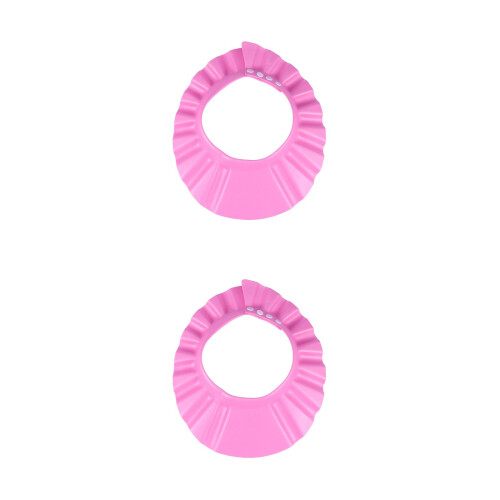 2Pz Cappello Infantile Rosa Per Shampoo Orecchie E Occhi 2
