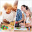 100Pcs Plastic Transparent Colorful Counters Game Accessory 9