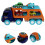 Set Musicale A Carica A Forma Auto Per Bambini 5