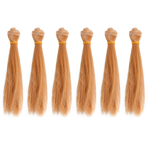 6 Unidades Para Muñecas, Extensiones De Cabello 1