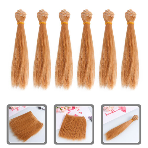 6 Unidades Para Muñecas, Extensiones De Cabello 2