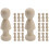 20 Stuks Onafgewerkte Peg Diy Decoratief Schilderen 4