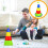 ring toss game set plastic stacking toy for kids educational play 4