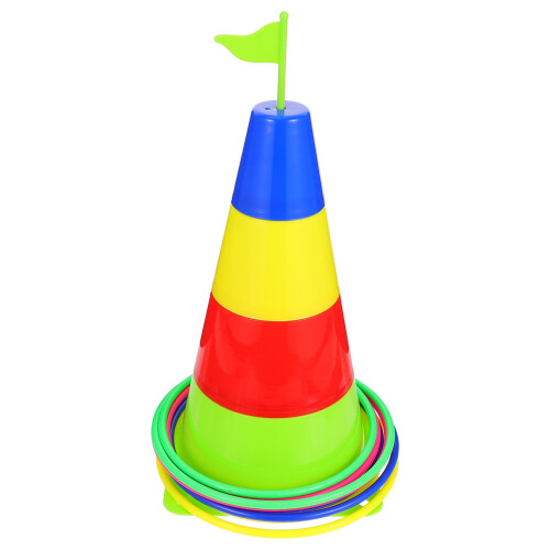 ring toss game set plastic stacking toy for kids educational play 2