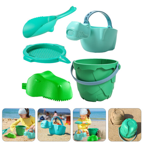 Set Da 5 Giocattoli Spiaggia Secchiello E Bambini 2