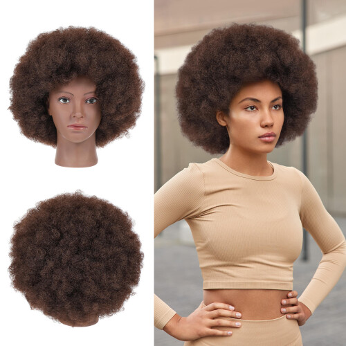 Afro Corta Riccia In Sintetici Resistenti