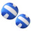2Pcs Artificial Volleyball Stuffed Plush Toy Ball 8