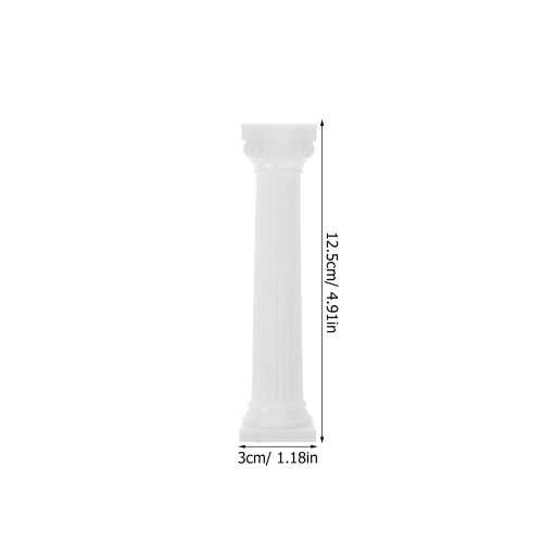 12Pcs Mini Roman Columns For Wedding Sand Table Diy Decor (M) 2