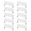 10Pcs Mini Traffic Fence Stand Table Tiny Simulation Safety Barricades 1