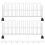 10Pcs Mini Traffic Fence Stand Table Tiny Simulation Safety Barricades 2
