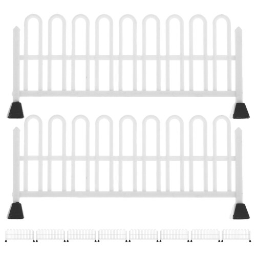 10Pcs Mini Traffic Fence Stand Table Tiny Simulation Safety Barricades 1