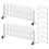 10Pcs Mini Traffic Fence Stand Table Tiny Simulation Safety Barricades 7
