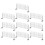 10Pcs Mini Traffic Fence Stand Table Tiny Simulation Safety Barricades 8