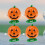 4 Pcs 5X4Cm Wind-Up Clockwork Smile Face Pumpkins For Halloween 7