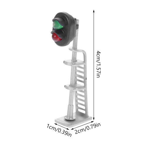 Plastic Miniature Signal Light Models for Train Layout Decoration 2