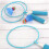 4 set badminton colorato con 2 racchette e 2 palline 11
