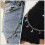 1Stk Performance Hosen Chain Metall Silber Für Damen 10