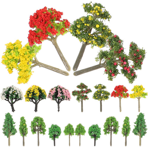 60 Pezzi Albero Miniatura In Per Decorazione Con Sabbia