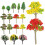 60 Pezzi Albero Miniatura In Per Decorazione Con Sabbia 11