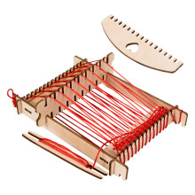 3 Sets Children Diy Loom Toy Knitting Weaving Plaything