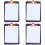 20 . Simuliertes Clipboard-Modell, Mini Schulbedarf, Tiny House Deko 3