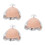 3 Pezzi Testa Calva Per Uomini Cosplay Halloween 10