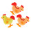 3 Stuks Opwindbaar Springend Kuiken Speelgoed 7