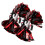 2Pz Pompoms Metallici Per Cheerleading, Per 1