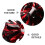 2Pz Pompoms Metallici Per Cheerleading, Per 8