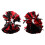2Pz Pompoms Metallici Per Cheerleading, Per 10
