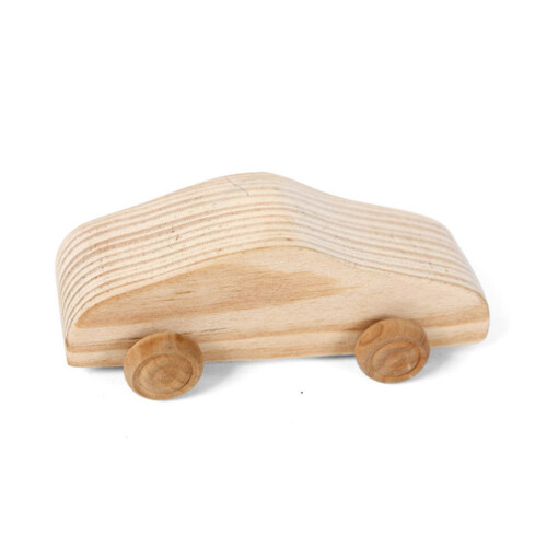 1 Pezzo Miniatura Auto In Legno A Mano Da Te 2
