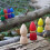 4 Pezzi Legno Marionetta Doodle Bambini Pittura Giocattoli 8