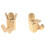 2 Pezzi Robot In Legno Con Articolazioni Per Bambini (Beige) 1