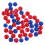 One Pack Plastic Numbered Small Game Balls For Party Props 8