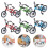8Pcs Mini Model Figurines For Home Decoration Random Colors 3