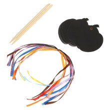 Two Sets Hanging Scratch Paper Halloween Theme Decor