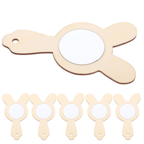 20 Pezzi Specchi In Legno Non Verniciati Te 1