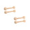 4 Dumbbell In Legno Per Bambini Pesetti 8