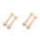 4 Dumbbell In Legno Per Bambini Pesetti 9