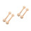 4 Dumbbell In Legno Per Bambini Pesetti 4